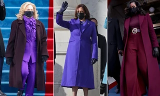 Trang phục tím tràn ngập trong Lễ Nhậm Chức của Joe Biden - Kamala Harris, tại sao vậy?