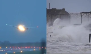 Video: Máy bay chao đảo do cố hạ cánh khi đi vào vùng bão khiến hành khách “đứng tim“