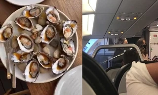 Cô người mẫu chạy đi ăn hàu, để cả chuyến bay đợi 30 phút, còn trách ngược các hành khách