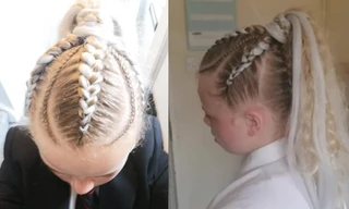 Chỉ nối tóc và tết tóc mà cũng bị nhà trường bắt gỡ ra, một học sinh nữ bật khóc vì ấm ức