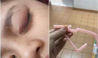 Người mẹ vô ý làm rơi mảnh mắc áo gãy, tai nạn bất ngờ đã xảy ra với cô con gái nhỏ