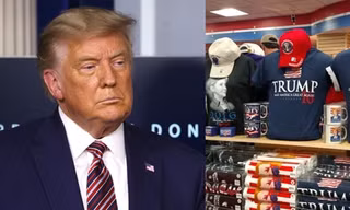 Tổng thống Trump chưa chịu nhượng bộ nhưng cửa hàng quà tặng của Nhà Trắng thì lại khác