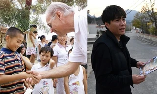 Ảnh “ngày xưa - bây giờ” của một thanh niên khiến ai cũng ấn tượng, vì có cả ông Joe Biden