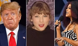 Tôn vinh Taylor Swift nhưng MC giải thưởng AMAs vẫn tranh thủ “xỏ xiên” Tổng thống Trump