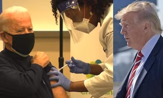 Sau khi tiêm vaccine COVID-19, ông Joe Biden nói câu mà Tổng thống Trump cũng không ngờ