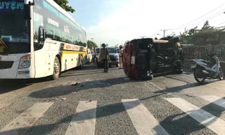 Hiện trường tai nạn.