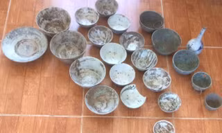 Nhiều đồ vật bị lấy cắp trong các ngôi mộ