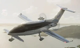 Máy bay chạy bằng điện sắp cất cánh 