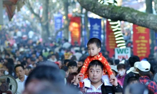 9h sáng nay, 13/2, chùa Hương chính thức khai hội.