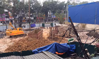 Công trường nơi xảy ra vụ việc.
