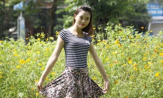 Cô gái Mê Linh dự thi Người đẹp Tây Thiên