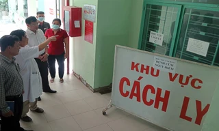 Một khu vục cách ly tại tỉnh Bắc Giang