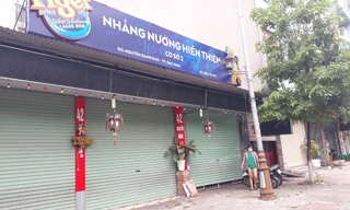 Quán Nhắng nước Hiền Thiện tạm thời đóng cửa