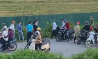 Hiện trường nơi xảy ra vụ việc. Ảnh trên mạng