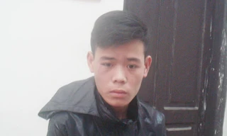 Đối tượng Huy tại cơ quan điều tra