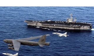 Tàu sân bay Mỹ 'dằn mặt' 3 hạm đội TQ trên Biển Đông