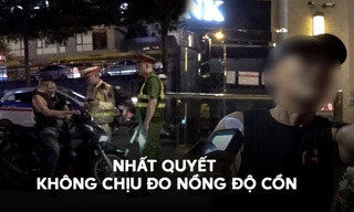 Người đàn ông bỏ lại xe và con gái khi bị cảnh sát kiểm tra nồng độ cồn