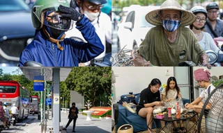 Đủ ‘chiêu’ tránh nóng ngày Hà Nội nắng như 'đổ lửa'