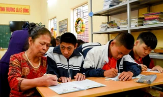 Nhóm cô giáo 16 năm gieo chữ cho trẻ khuyết tật trong chùa