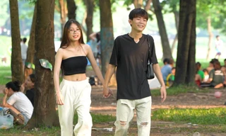 Nghỉ lễ 2/9, giới trẻ Hà Nội đến công viên Yên Sở cắm trại, vui chơi