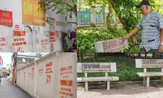 Quảng cáo cá độ, cờ bạc online xuất hiện tràn lan ở Hà Nội