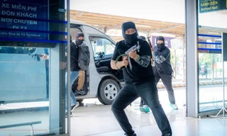 400 người diễn tập chống khủng bố đột nhập sân bay Nội Bài 