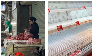 Bất ngờ cảnh trái ngược giữa chợ và siêu thị ngày 30 Tết