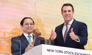 Thủ tướng rung chuông khai mạc phiên giao dịch chứng khoán New York 