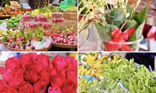 Hà Nội: Hoa tươi, đồ cúng rằm tháng Giêng 'giá mềm'