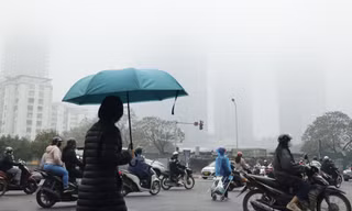Miền Bắc ô nhiễm không khí nghiêm trọng, có nơi rất xấu