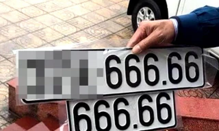 Biển số ngũ quý 6 'mở màn' phiên đấu giá trực tuyến