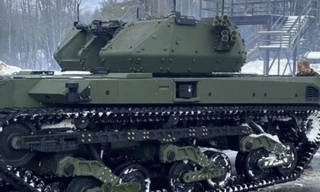 Xe thiết giáp không người lái Mỹ trong một cuộc thử nghiệm. Ảnh: War is Boring.