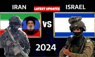 So sánh sức mạnh quân sự giữa Iran và Israel năm 2024. Hình minh họa: Telangana Navanirmana Sena.