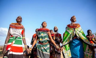 Làng Umoja (Đoàn kết) không có đàn ông. Ảnh: Paul Ninson.