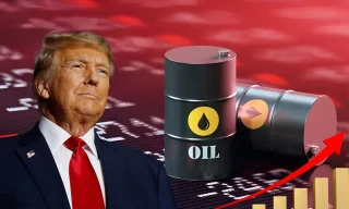 Sau khi Tổng thống Mỹ Donald Trump ra lệnh không kích 3 cơ sở hạt nhân của Iran, giá dầu thế giới có xu hướng tăng ngắn hạn. Ảnh: Trade Brains.