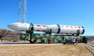 Tên lửa diệt vệ tinh Động Năng 3 của Trung Quốc. Ảnh: Defense World.