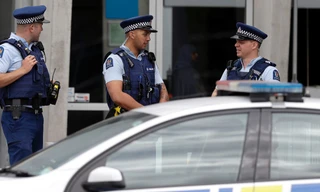 Cảnh sát New Zealand. Ảnh: AP.