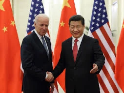 Chủ tịch Trung Quốc Tập Cận Bình và Tổng thống Mỹ Joe Biden. Ảnh: Xinhua.
