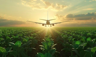 Máy bay thương mại sử dụng nhiên liệu sinh học. Ảnh: iStock. 