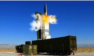 Hệ thống tên lửa tầm trung Typhon của Mỹ. Ảnh: Defense Security Asia.