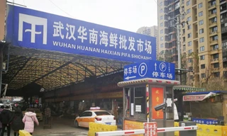 Chợ hải sản ở Vũ Hán – nơi bị tình nghi khởi phát coronavirus mới. Ảnh: Kyodo.