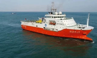 Tàu khảo sát Hải Dương Địa Chất 8. Ảnh: SCMP.