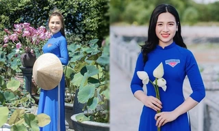 Bóng hồng xứ Nghệ thướt tha, duyên dáng trong tà áo dài 