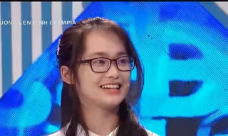 Nữ sinh Đường lên đỉnh Olympia gây ấn tượng với nụ cười 'tỏa nắng'