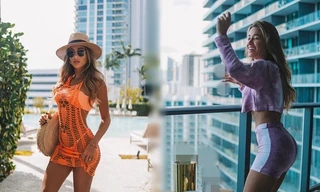 Ở nhà tránh dịch, Cindy Prado nhảy múa tưng bừng trên ban công chung cư