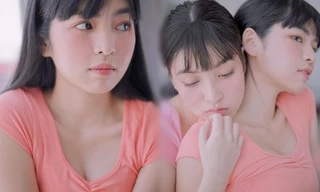 Hai 'hot girl Mắt biếc' đẹp nền nã trong loạt ảnh 'hồng hồng tuyết tuyết'