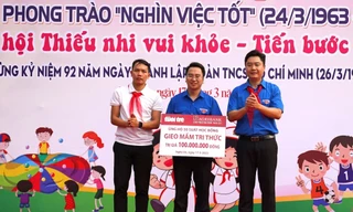 Thiếu nhi Nghệ An góp hơn 2 triệu việc làm tốt