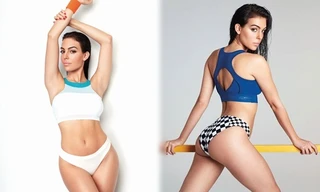 Mê mẩn dáng tròn đầy 'bỏng rẫy' của bạn gái Ronaldo 