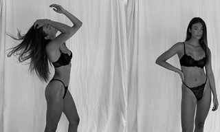 Siêu mẫu 1m80 Lorena Rae thả dáng tạc tượng với nội y ren