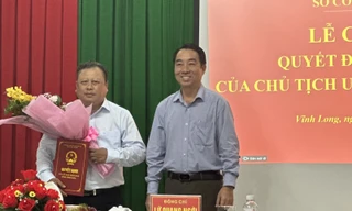 Vĩnh Long công bố quyết định bổ nhiệm lãnh đạo nhiều sở, ngành